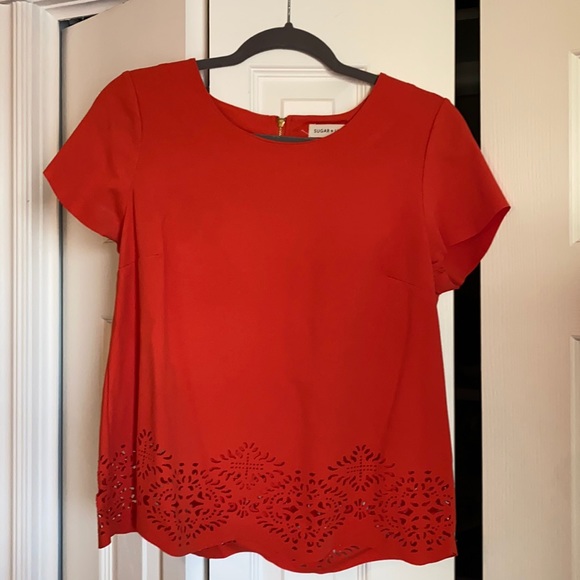 Sugarlips Tops - Sugar Lips Professional Orange Top